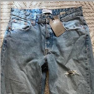 Zara high waisted boyfriend jeans